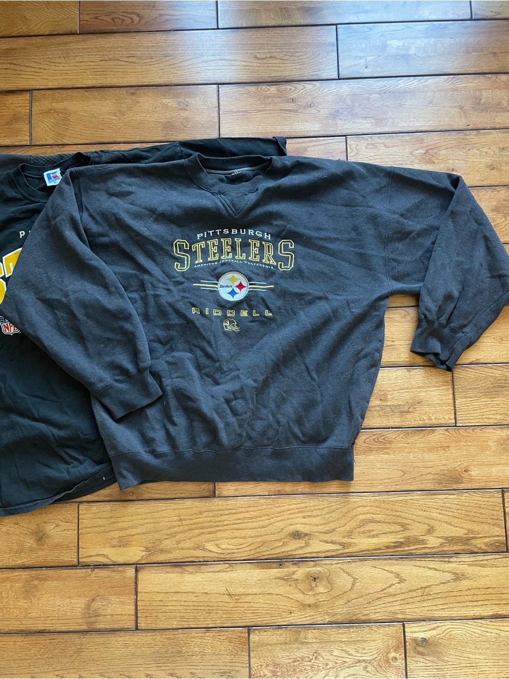 Vintage Bundle Pittsburgh Steelers Black Crew Sweatshirt, tshirt and sweater - Picture 3 of 8